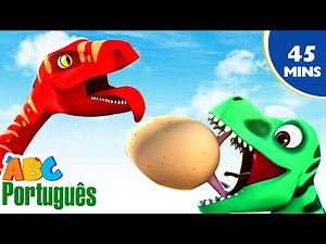 A Música Dos Dinossauros | Músicas Divertidas Para Crianças | Canções infantis | Aqui Bebês Cantam