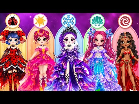 K-Pop Demon Hunters: Disney Princess & Huntrix Girls Turned Into Bad Girls?! 😱 | Luna Paper Dolls