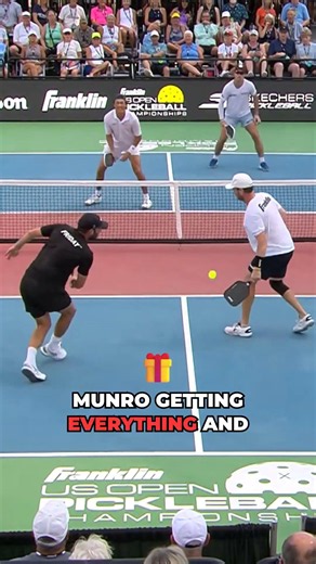 Never give up insane scramble point at the US Open Pickleball Championships #usopenpickleball