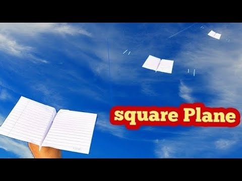 Square Flying Plane,Notebook SquarePlane/howto make new airplane #shorts #viralvideo #youtubeshorts
