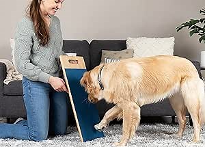 Dog Nail Scratch Board - Extra Large - 26 in x11 in x .6 in - Fear Free Nail Care Positive Reinforcement - Ultra Max Bonded Sandpaper Double Sided (Soft and Coarse Grit)