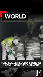 7.5K views · 65 reactions | #FPReels: Peru Seizes Record Illegal Mercury Shipment for Amazon Gold Mining Peruvian customs officials seize a record-breaking 4-ton shipment of illegal mercury hidden inside gravel bags on a cargo ship bound for Bolivia. Originating from Mexico and disguised as crushed stone, the mercury was detected through international intelligence sharing and risk analysis. | Firstpost | Facebook