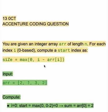 💻 Accenture Online Assessment 2026 batch ON 13oct Question 👀.(only 3 option...🤔)