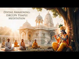 ISKCON Temple Krishna Flute Music 🎶 | Divine Peaceful Flute Bhajan for Meditation & Bhakti