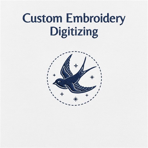 Custom Embroidery Digitizing – Logo to PES & DST Files - Etsy