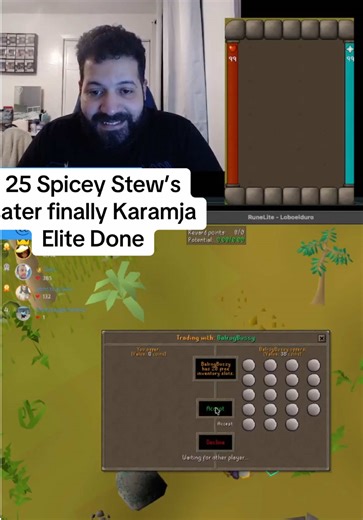 Finishing the Karamja Elite Diary in OSRS