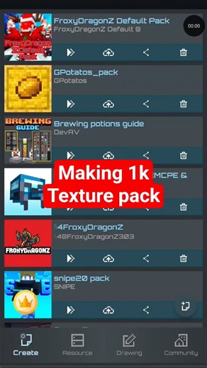 Making 1k Texture pack #minecraft