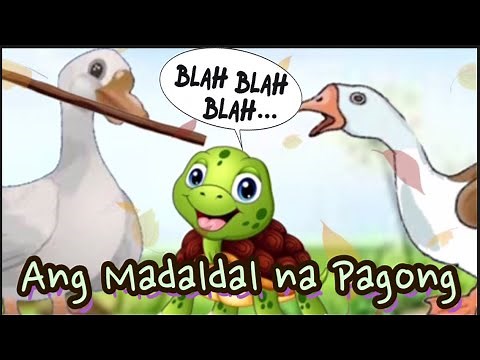 Ang Madaldal Na Pagong - Kwentong Pabula Na May Aral -