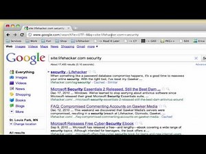 How to Search Lifehacker.com with Google