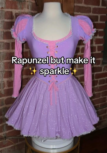 Sewing a Sparkling Rapunzel Inspired Dress