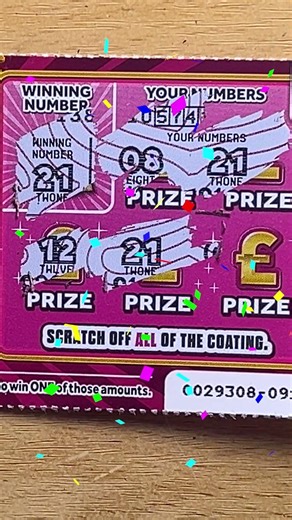 DOUBLE WIN on DOUBLE MATCH Scratch Card #scratchcards #surprise #win