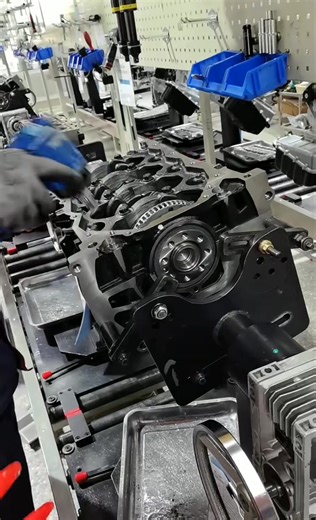 “Installing core components into the engine block with precise clearance control and torque accuracy to meet factory standards.” #OtomotifPro #EngineTech #TeknikMesin #EngineBuild #AutoPro | Rust To Revival
