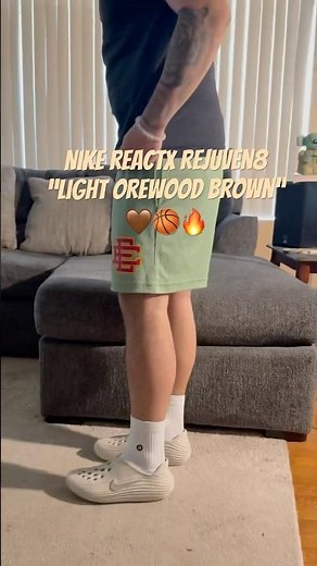 Nike React X Rejuven8 “Light Orewood Brown” 🤎🏀🔥 Full Review on my Channel! #basketball