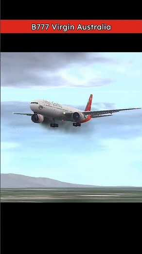 Virgin Australia Crisis: B777 Engine Fire on Final Approach! 🚨✈️ #aviation #Shorts
