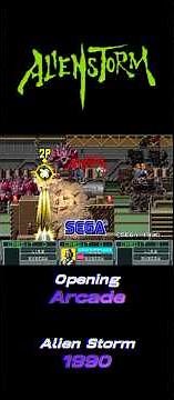 Alien Storm Opening Arcade #arcade #videogames #Retro #1990 #alienstorm #alien #storm