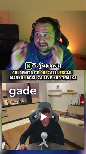 Trajkova reakcija na Goldenitove komentare o njegovom lajvu. ‪@trajkoreels‬ #shorts #fyp #foryoupage