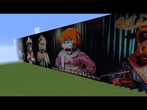 Pizza Time Theatre Characters in minecraft!