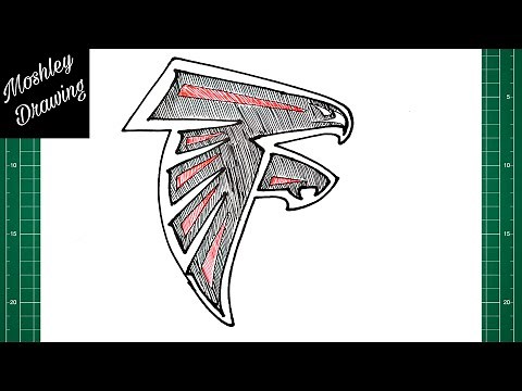 How to Draw Atlanta Falcons Logo - NFL Team Logo