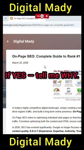 Do you think your website deserves to rank on page 1 right now?
