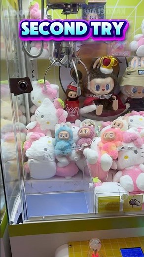 2 WINS in a Row → LABUBU CLAW MACHINE MAGIC! 🎉#labubu #popmart #blowup