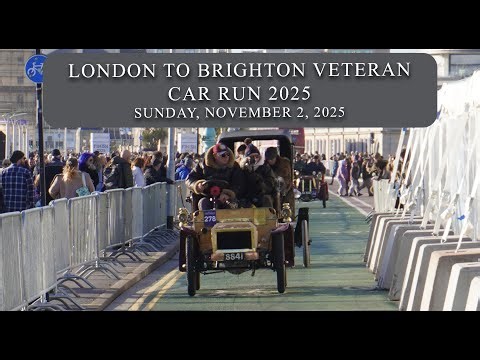RAC London to Brighton Veteran Car Run 2025 — Start & Finish Onboard