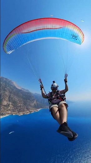 Paragliding in Oludeniz, Turkey🪂🇹🇷 1700m from the sea level☀️ #foryou #paragliding #fyp #ölüdeniz