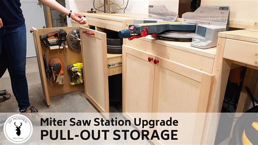 Miter station makeover: see the finished look!