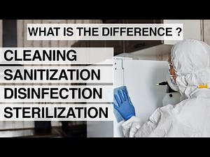 Cleaning vs. Sanitization vs. Disinfection vs. Sterilization