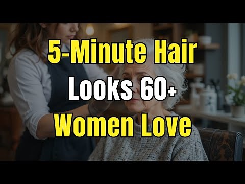 Simple Everyday Hairstyles for Women Over 60 – Quick & Elegant Looks You’ll Love