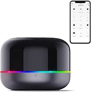 eMylo Smart IR Blaster, WiFi Smart IR Remote Control Compatible with Alexa and Google Assistant, Universal Infrared Remote Control Work with Tuya and Smart Life APP for DVD Air Conditioner STB