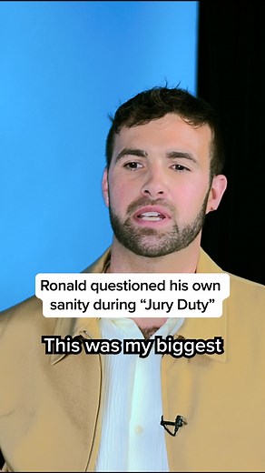 #RonaldGladden says he questioned his own sanity during the filming of #JuryDuty.