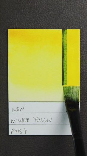Winsor and Newton Winsor yellow watercolour paint
