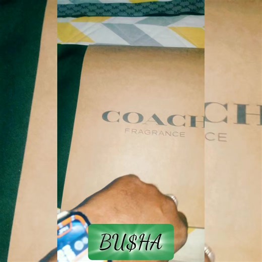 DUFFLE BAG 💰 matching my FRAGRANCE 🌬 COLOR 🍀matching my ENERGY✌ DESTINATION ✈ GREATNESS 🗺 @Busha_ngm #COACH