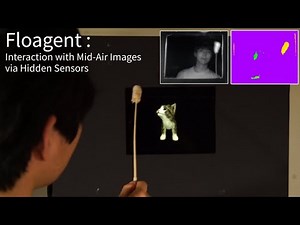 Floagent: Interaction with Mid-Air Images via Hidden Sensors