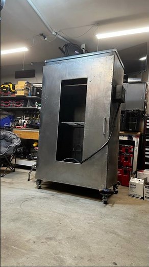 Custom powder coating oven build #powdercoatingoven #powdercoatingovenbuild