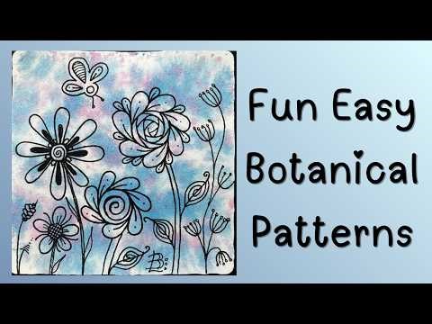 Fun and Easy Botanical Pattern Mix
