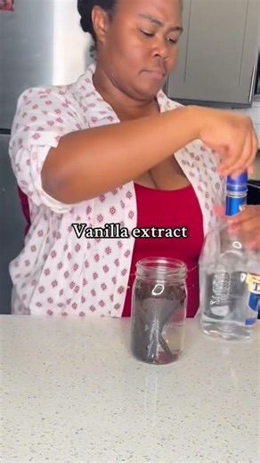 Homemade vanilla extract two ingredients vanilla beans and vodka #vanillaextract #vanilla #homemade