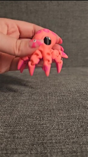 Blue-ringed Octopus | 3D Printed Articulating Flexi Fidget - Etsy