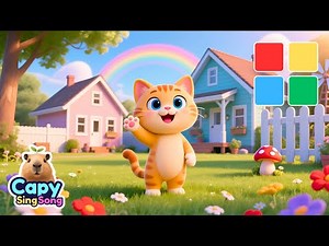 Color Me Happy (Gentle Version) | Color Song for Kids | Capy Sing Song