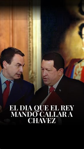 COLISEVM on Instagram: "El tenso enfrentamiento entre el entonces presidente del Gobierno español, José Luis Rodríguez Zapatero, y el entonces rey Juan Carlos I con Hugo Chávez, que culminó en el mítico “¿por qué no te callas?”. Un instante que quedara para la historía. #joseluisrodriguezzapatero #juancarlosi #hugochavez #venezuela #maduro"