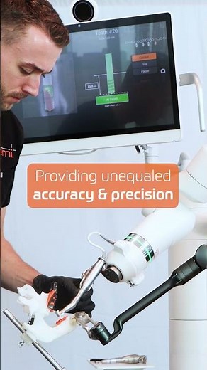 How does robotic guidance work with Yomi S? #dentist #dentalimplants #robotics