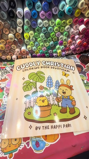Another adorable faith based page by @happipabi colored with @bianyomarkers! #christiancoloringbook #christiancoloring #coloringbookcollection #bianyo #colortok