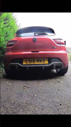 Clio 4 RS cold start revs, GT Performance silenced exhaust 👌🏻