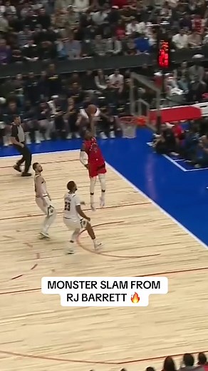 RJ Barrett's Monster Slam FOR the Raptors