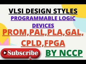 Programmable Logic Devices|| VLSI DESIGN STYLES||VLSI DESIGN