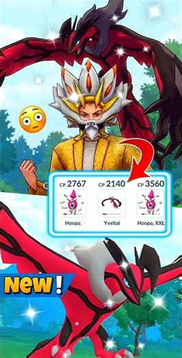 5 HP✨ Hoopa Unbound in Yveltal in Hoopa Unbound Battel Grunt Badly in pokemon go#soparstart #pokemon