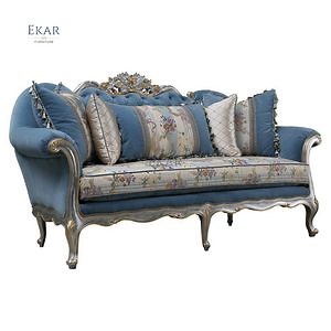 [Hot Item] New Design French Style Luxury Sofa and Coffee Table Set Suitable for Classic Interior Decoration