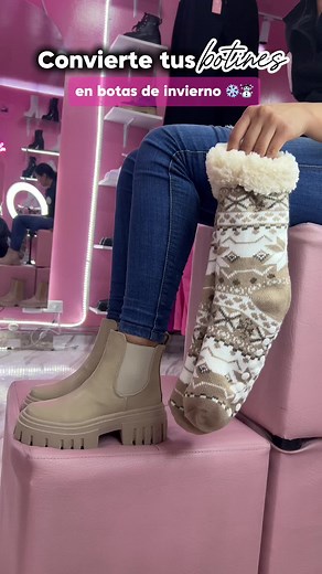Convierte tus botines en botas de invierno rápidamente
