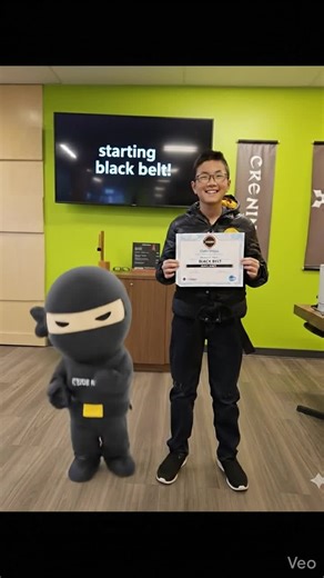 Code Ninjas Stouffville on Instagram: "🥋🔥 Big congratulations to Jack! 🔥🥋 Jack has officially completed Red Belt and is now stepping into Black Belt — the highest level in our CREATE program. That’s a huge accomplishment and a major milestone in his coding journey. Black Belt is where everything changes. 💻 Jack will now design and build his own original game from scratch using C# in Unity. From idea and gameplay mechanics to coding and debugging — this is real game development. We’re proud 