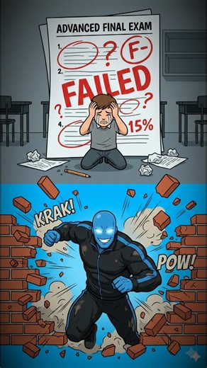 Why The "Smart Kid" Will Fail 📉 #shorts #animation #studyhacks #motivation #examtaker #examlife